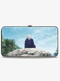 Demon Slayer Tengen Pose & Sitting Scene with Title Hinged Wallet