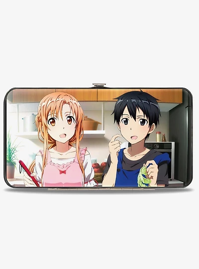 Sword Art Online Asuna & Kirito Game & Life Scenes Hinged Wallet