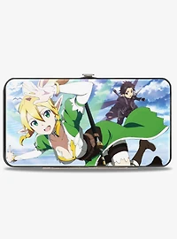 Sword Art Online Two Character Group Scenes Hinged Wallet