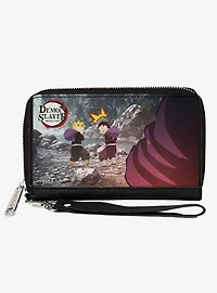Demon Slayer Chibijiro & Zenitsu Surprised Scene Zip Around Wallet
