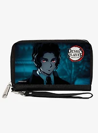 Demon Slayer Muzan Kibutsuji Scenery Pose Zip Around Wallet