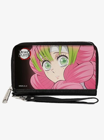 Demon Slayer Mitsuri Kanroji Pose Close Up Zip Around Wallet