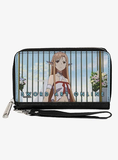 Sword Art Online Asuna Cage Pose Scene Zip Around Wallet