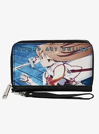 Sword Art Online Asuna Action Scene Zip Around Wallet