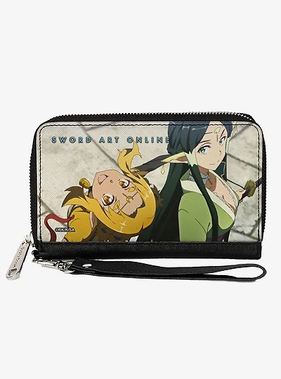 Sword Art Online Alicia Rue & Sakuya Scene Zip Around Wallet