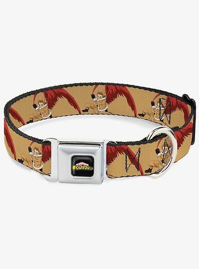 My Hero Academia Keigo Takami Hawks Action Pose Seatbelt Buckle Dog Collar