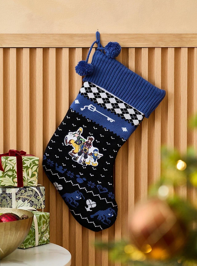 Disney Kingdom Hearts Sora and Friends Knit Stocking - BoxLunch Exclusive