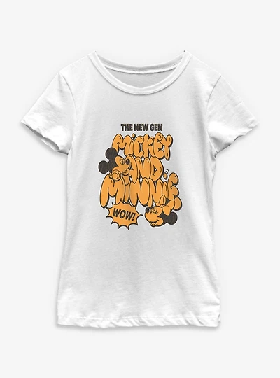 Disney Mickey Mouse & Minnie The New Gen Youth Girls T-Shirt