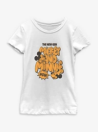 Disney Mickey Mouse & Minnie The New Gen Youth Girls T-Shirt