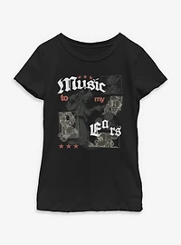 Disney Mickey Mouse Music To My Ears Youth Girls T-Shirt