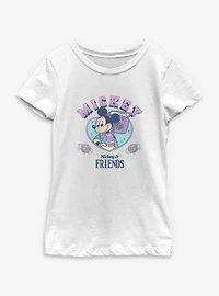 Disney Mickey & Friends Retro Boom Box Youth Girls T-Shirt