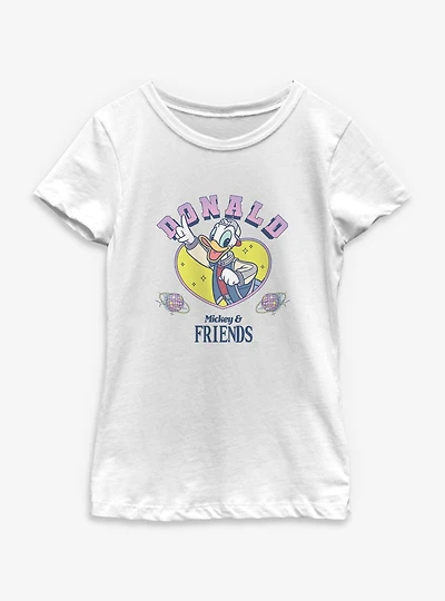 Disney Mickey & Friends Donald Duck Number One Youth Girls T-Shirt