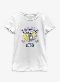 Disney Mickey & Friends Donald Duck Number One Youth Girls T-Shirt
