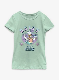 Disney Mickey & Friends Daisy Duck On The Mic Youth Girls T-Shirt