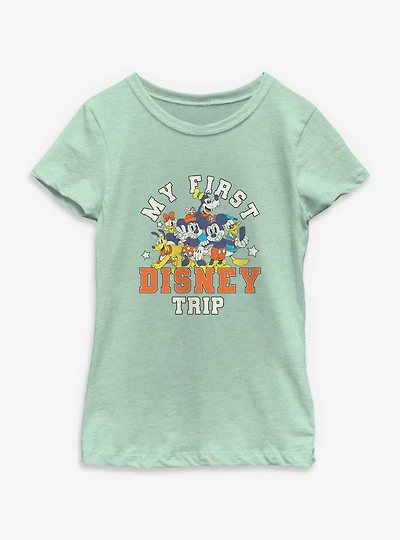 Disney Mickey Mouse & Friends My First Trip Youth Girls T-Shirt