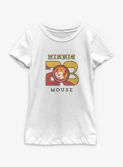 Disney Minnie Mouse 23 Stamp Youth Girls T-Shirt
