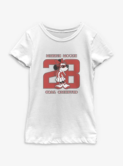 Disney Minnie Mouse Goal Oriented Youth Girls T-Shirt