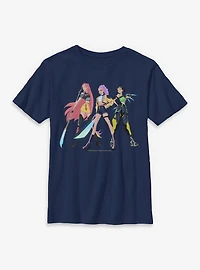 KPop Demon Hunters Fighting Pose Youth T-Shirt