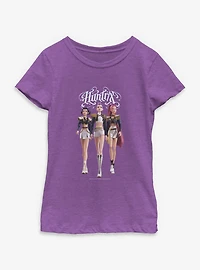Kpop Demon Hunters HUNTR/X Golden Stance Youth Girls T-Shirt