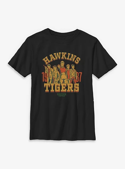 Stranger Things Hawkins Tigers Youth T-Shirt
