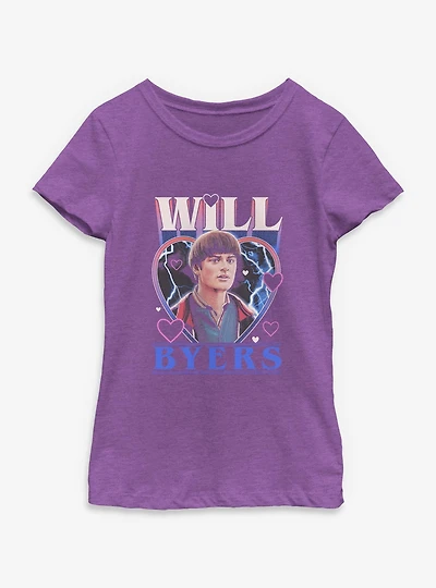 Stranger Things Willy Byers Youth Girls T-Shirt