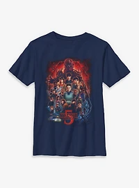 Stranger Things 5 Season Poster Youth T-Shirt