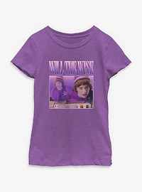 Stranger Things Will The Wise Box Montage Youth Girls T-Shirt