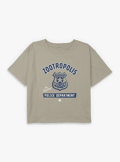Disney Zootopia ZDP Dept Youth Girls Boxy Crop T-Shirt