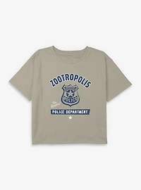 Disney Zootopia ZDP Dept Youth Girls Boxy Crop T-Shirt
