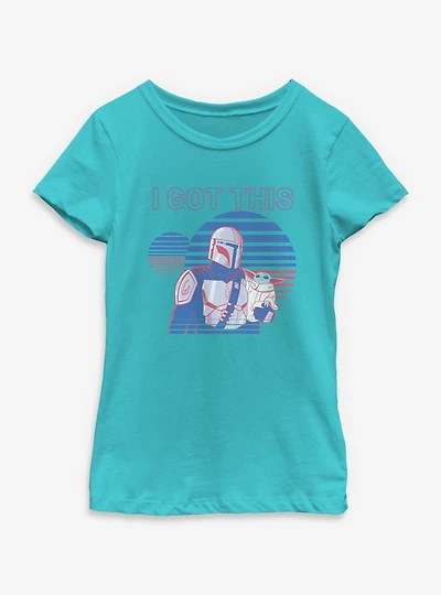 Star Wars The Mandalorian Got Stripes Youth Girls T-Shirt