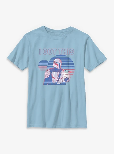 Star Wars The Mandalorian Got Stripes Youth T-Shirt