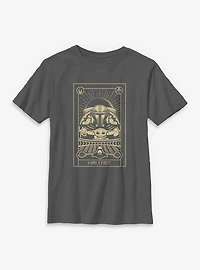 Star Wars The Mandalorian Family First Tarot Youth T-Shirt