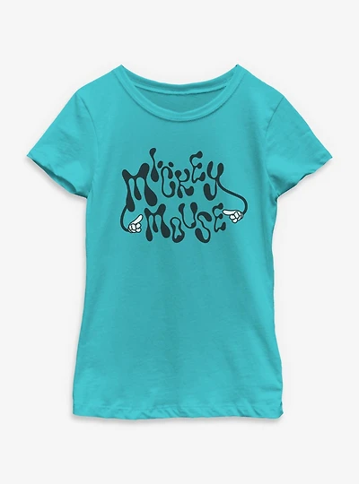 Disney Mickey Mouse Hands Youth Girls T-Shirt