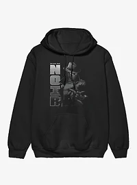 Marvel Spider-Man Noir Dramatic Collage Hoodie
