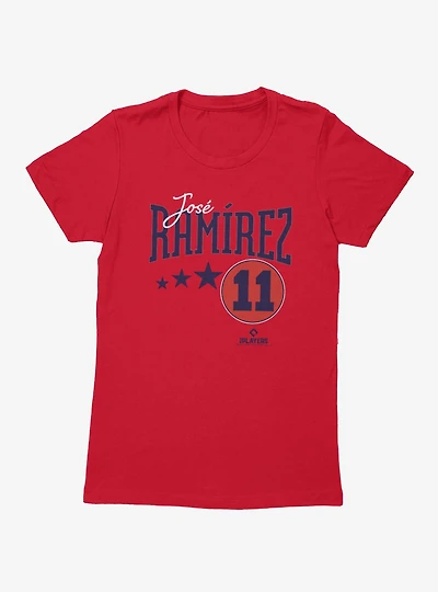 MLB Jose Ramirez Circle 11 Womens T-Shirt