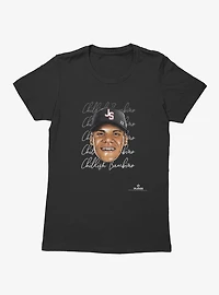 MLB Juan Soto Childish Bambino Signature Face Womens T-Shirt
