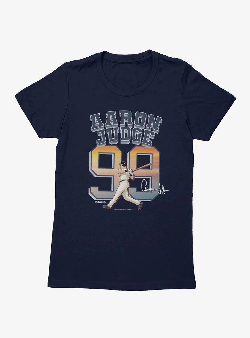 MLB Aaron Judge 99 Sunset Womens T-Shirt