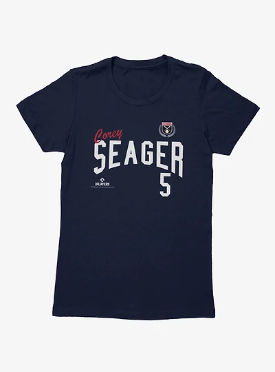 MLB Corey Seager Shortstop Badge Womens T-Shirt