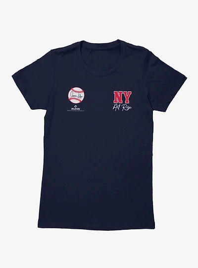 MLB Aaron Judge Baseball Signature NY Womens T-Shirt