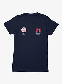 MLB Aaron Judge Baseball Signature NY Womens T-Shirt