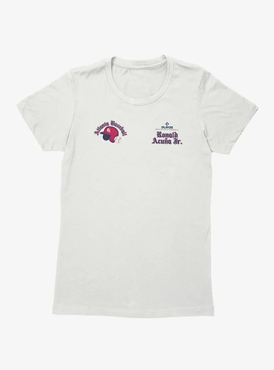 MLB Ronald Acu?a Jr. Atlanta Helmet Womens T-Shirt