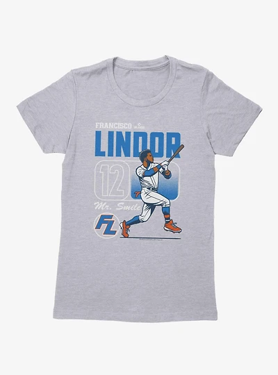 MLB Francisco Lindor 12 Batter Womens T-Shirt