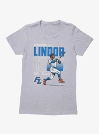 MLB Francisco Lindor 12 Batter Womens T-Shirt