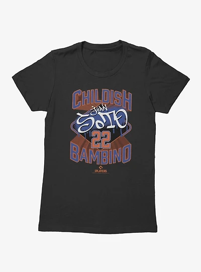 MLB Juan Soto Childish Bambino Womens T-Shirt
