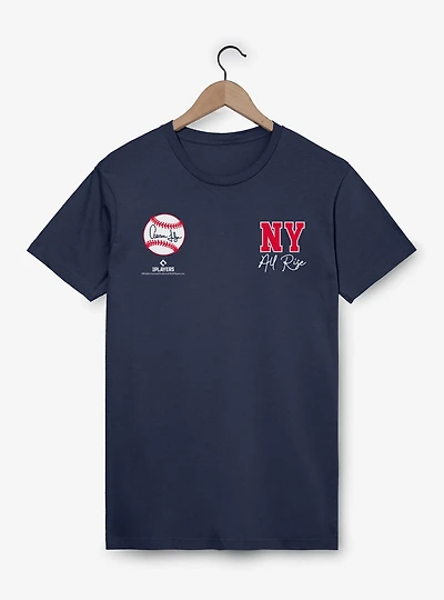 MLB Aaron Judge Baseball Signature NY T-Shirt