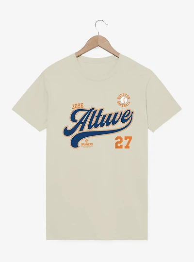 MLB Jose Altuve 27 Huston Baseball T-Shirt