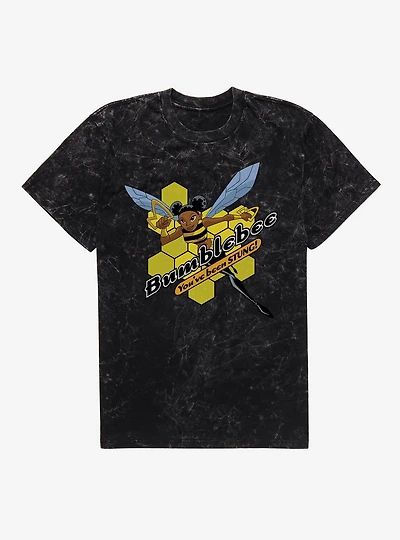 Teen Titans Bumblebee You've Been Stung! Mineral Wash T-Shirt