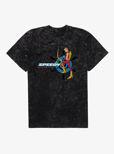 Teen Titans Speed Ace Archer Mineral Wash T-Shirt