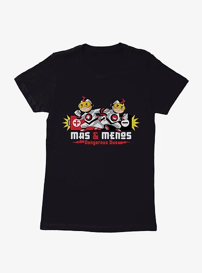 Teen Titans Mas & Menos Dangerous Duo Women's T-Shirt