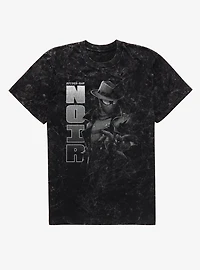 Marvel Spider-Man Noir Dramatic Collage Mineral Wash T-Shirt